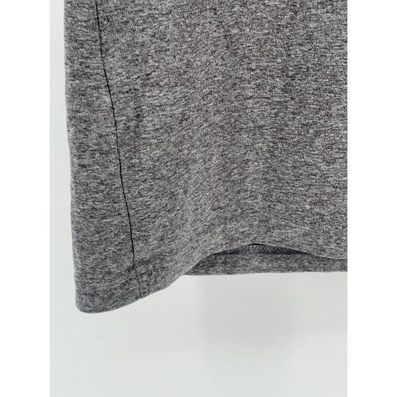 NIKE Women's Heather Gray NYU Athletics Logo Crewneck Short Sleeve Top SZ S - Picture 9 of 11